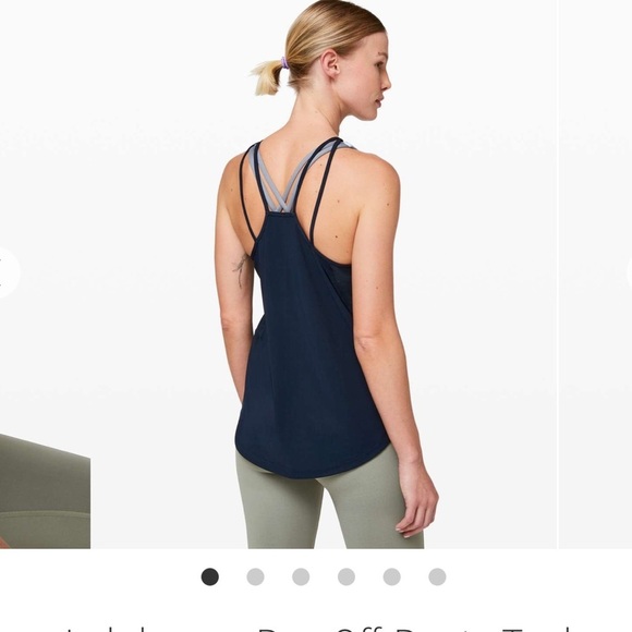 Lululemon Athletica Sky Blue Run Off Route Tank Top size 4. In perfect condition - Picture 10 of 12